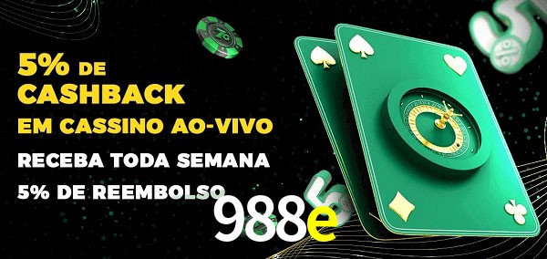 Promoções do cassino ao Vivo 988e